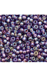 Miyuki rocailles Perlen 8/0 - Silverlined ab amethyst 8-1024